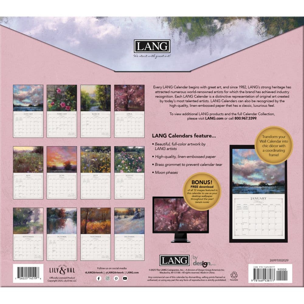 Soft Escapes 2026 Wall Calendar by Valerie McKeehan_ALT2