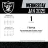 image NFL Las Vegas Raiders 2025 Desk Calendar