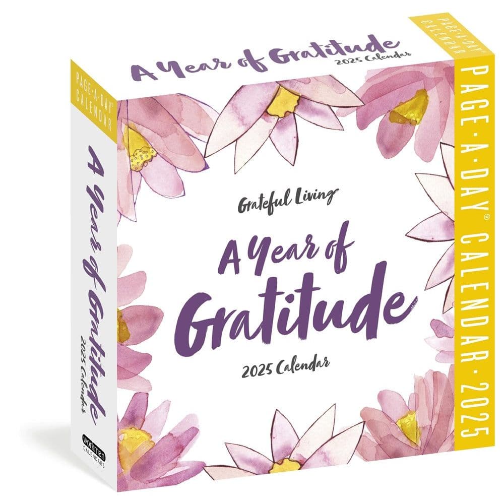 Gratitude Year of 2025 Desk Calendar