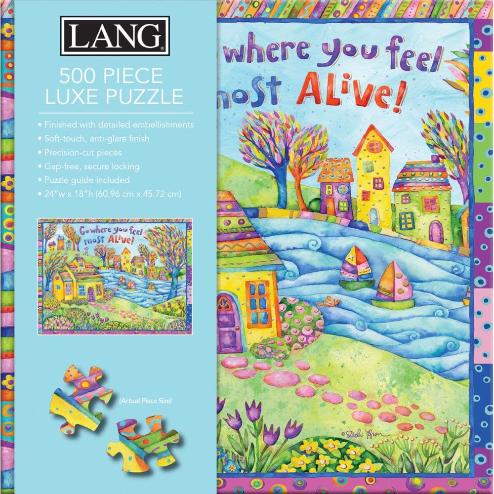 Feel Alive 500 Piece Luxe Puzzle Front Alt2