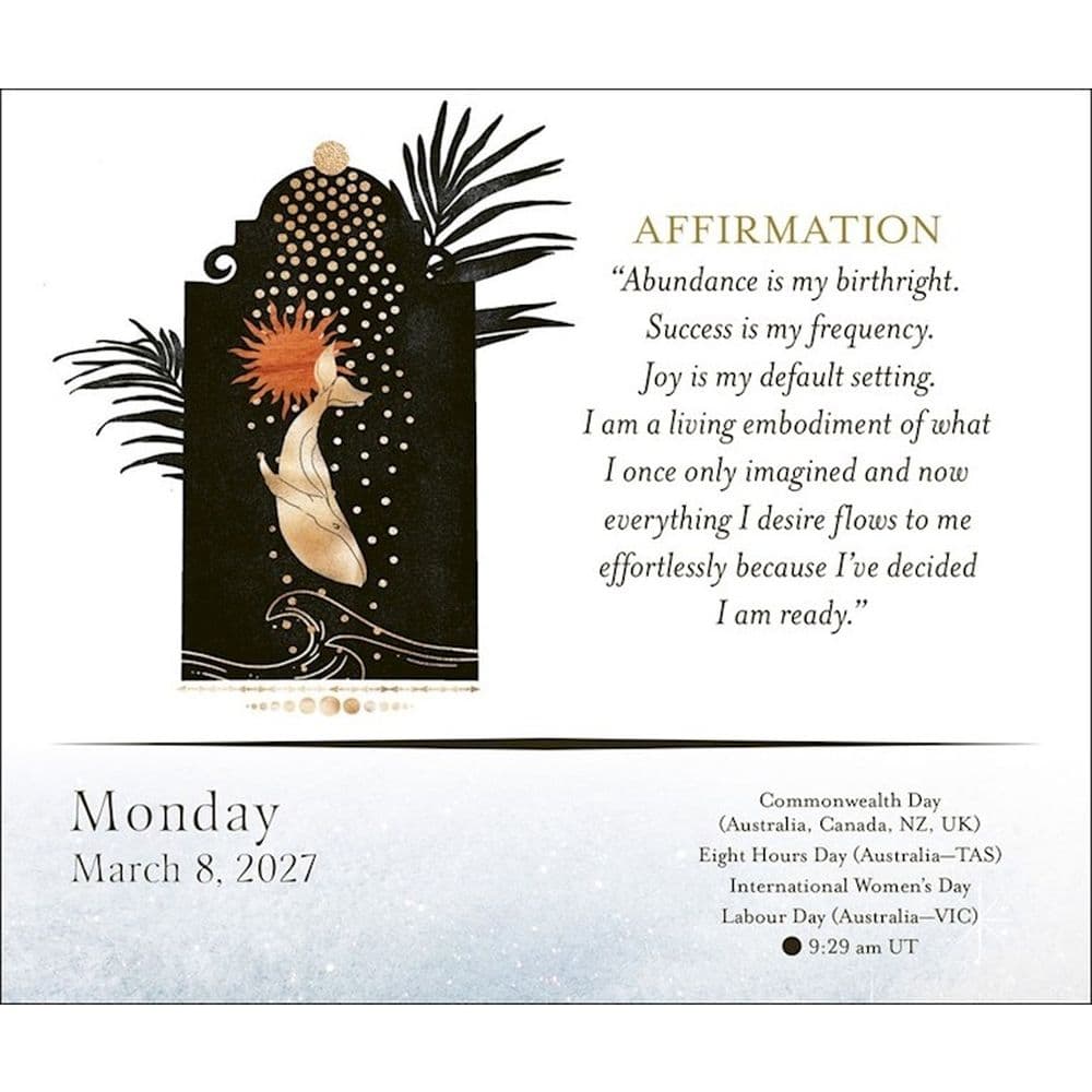 Year of the Witch 2027 Desk Calendar Third Alternate Image