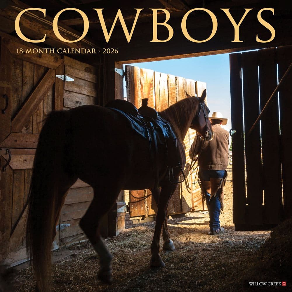Cowboys 2026 Wall Calendar  Main Image