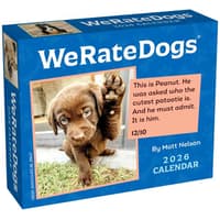 image We Rate Dogs 2026 Desk Calendar Front of Box
