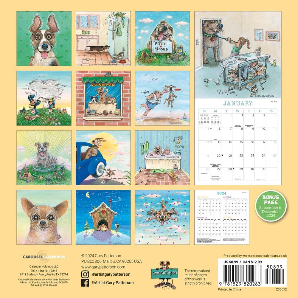 Patterson Dogs Magnetic 2025 Wall Calendar First Alternate Image width=&quot;1000&quot; height=&quot;1000&quot;