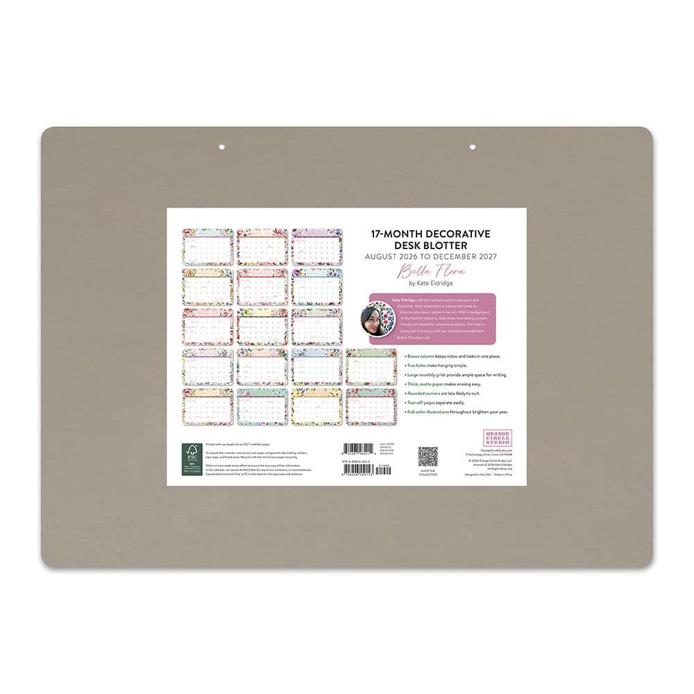 Bella Flora 2027 Desk Pad First Alternate Image
