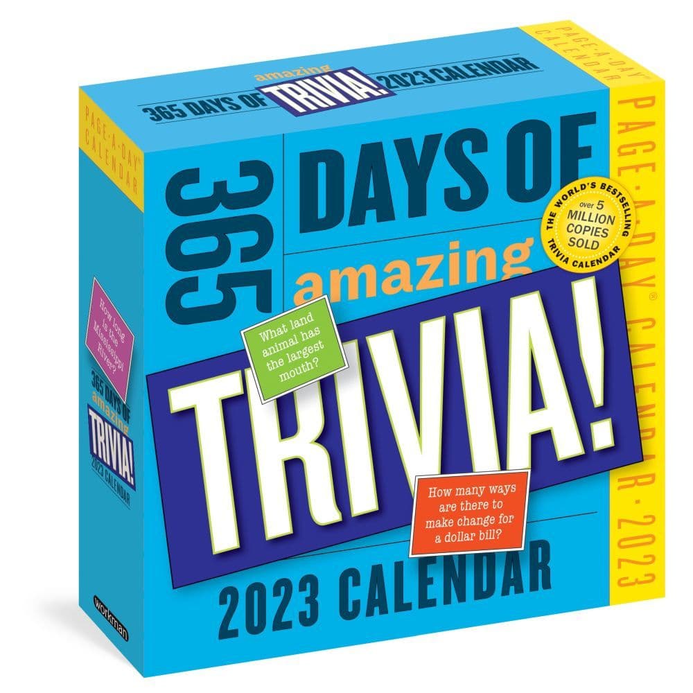 365 Days of Amazing Trivia! 2023 Page-A-Day Calendar