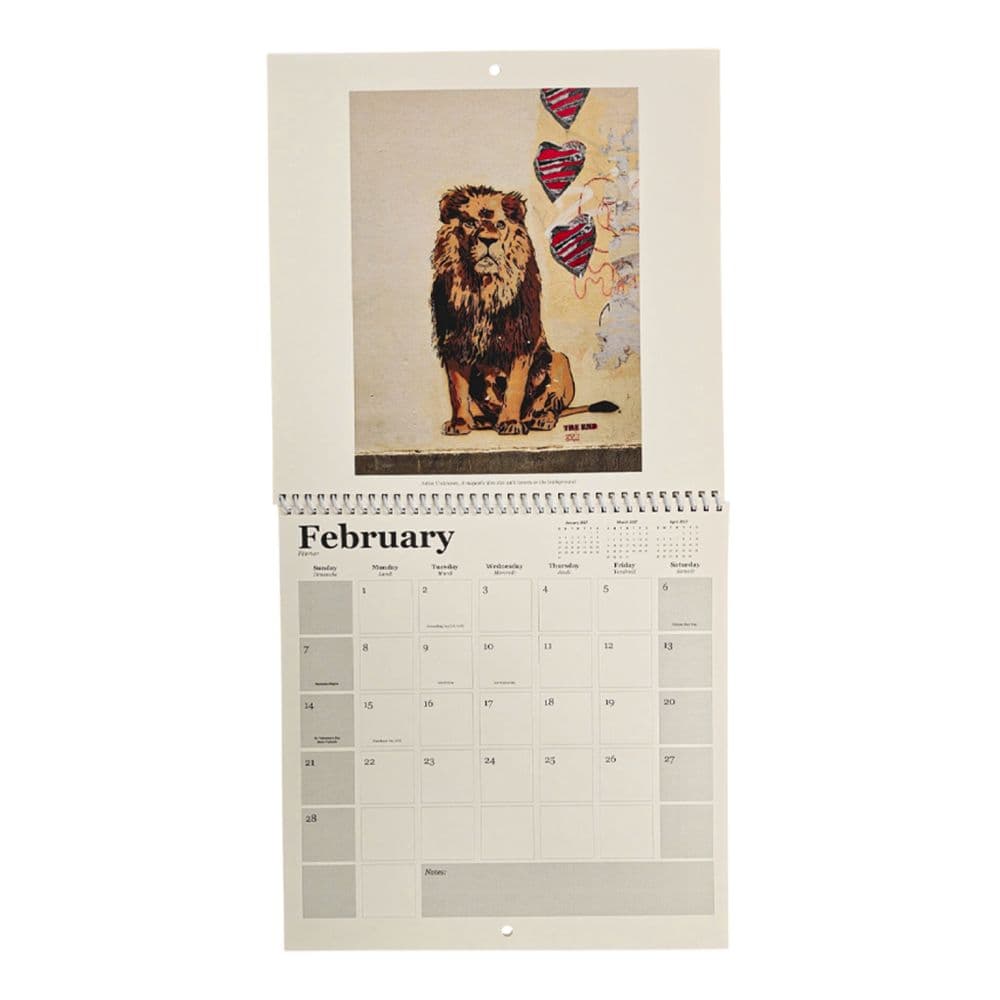 Street Art Square 2027 Wall Calendar Third Alternate Image