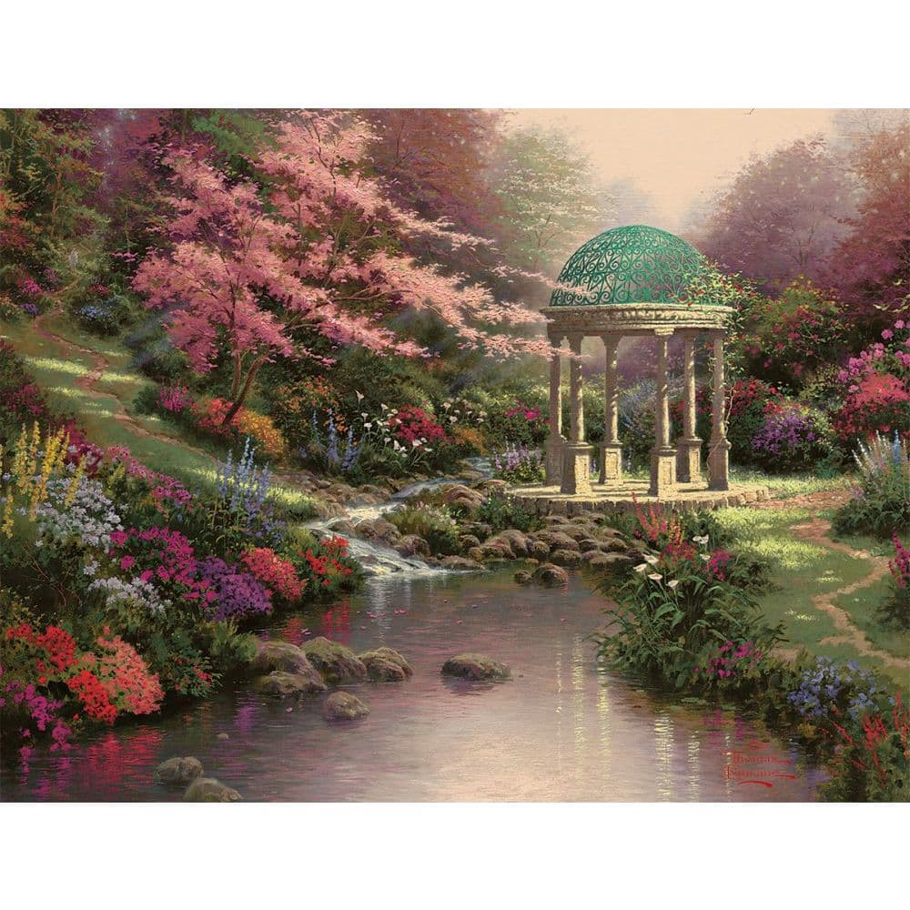 Garden Serenity 5.25" x 4" Blank Assorted Boxed Note Cards by Thomas Kinkade Alternate Image 2