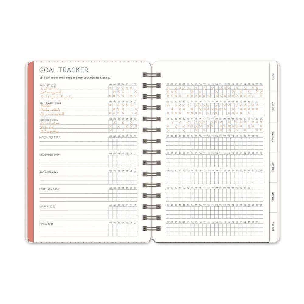 Coral Pink Agatha 2026 Planner Fifth Alternate Image