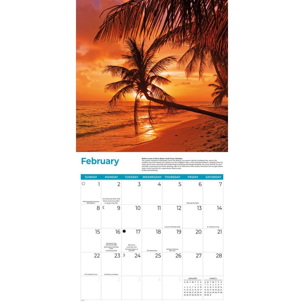 Islands 2026 Wall Calendar Second Alternate Image