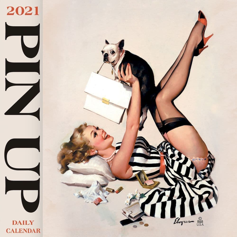 Pin Up Desk Calendar