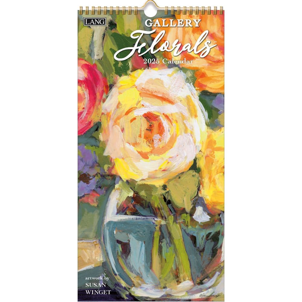 Gallery Florals 2025 Wall Calendar 