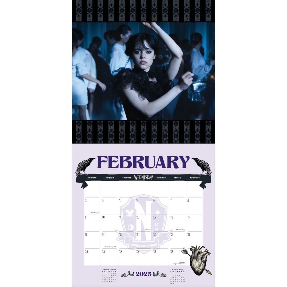Wednesday 2025 Wall Calendar First Alternate Image