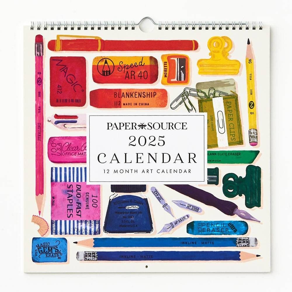 Art Grid 2025 Wall Calendar Main Product Image