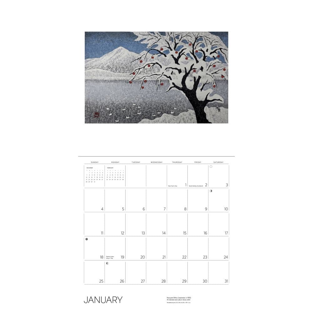 Ohtsu Serenity 2026 Wall Calendar Third  Alternate Image