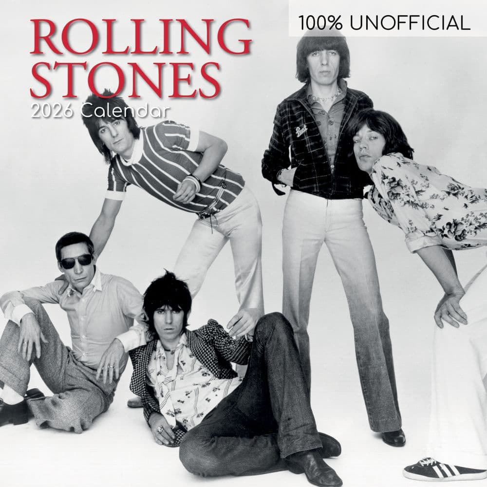 Rolling Stones 2026 Wall Calendar Main Image