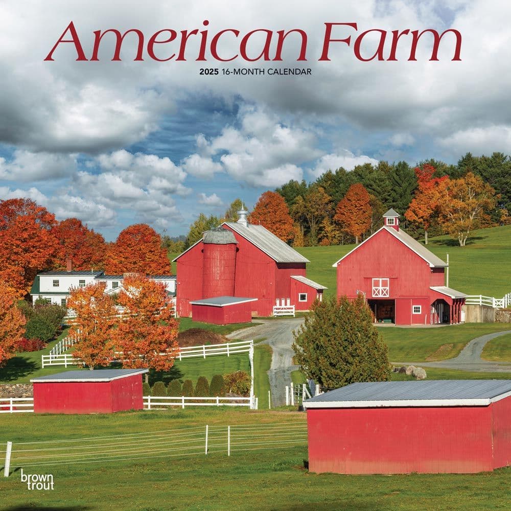 American Farm 2025 Wall Calendar Main Image