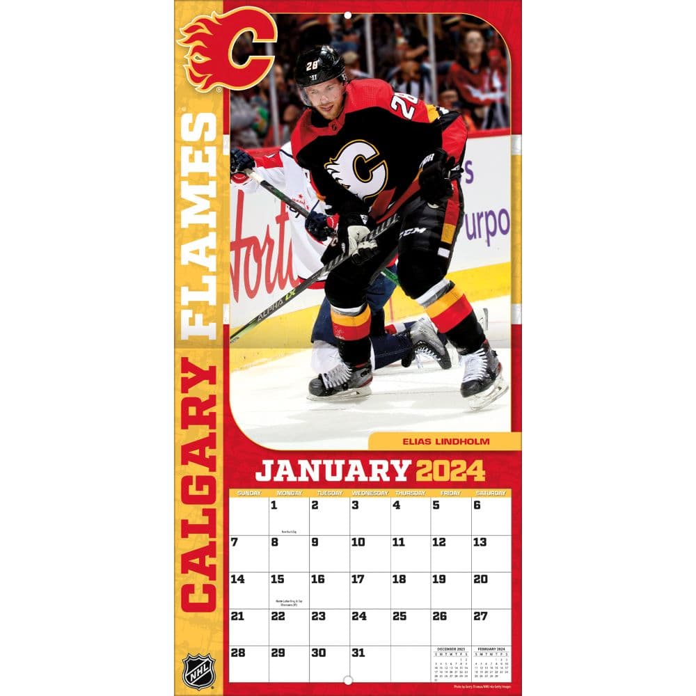 Calgary Flames 2024 Wall Calendar