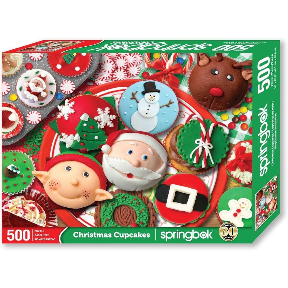 image Cupcake Christmas 500 Piece Puzzle Main Product Image
