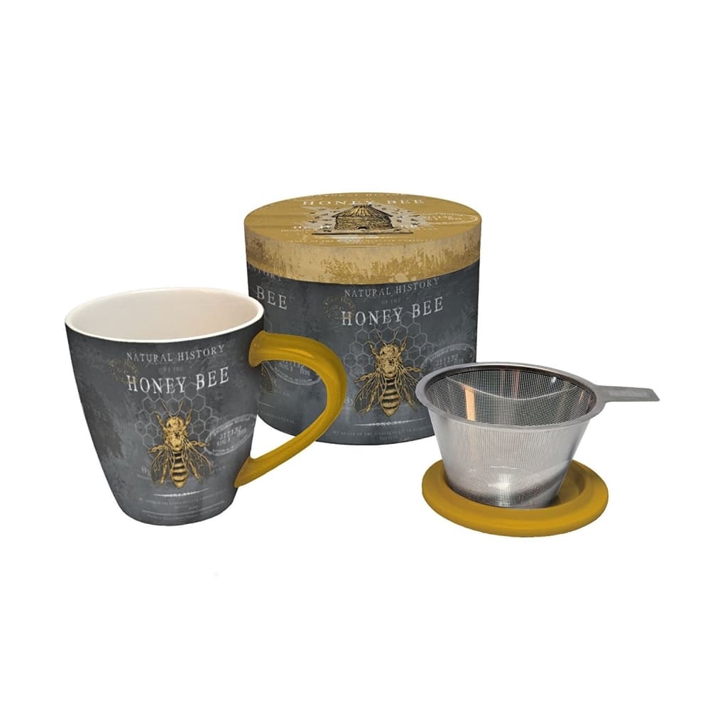 Honey Bee Tea Infuser Mug by Chad Barrett