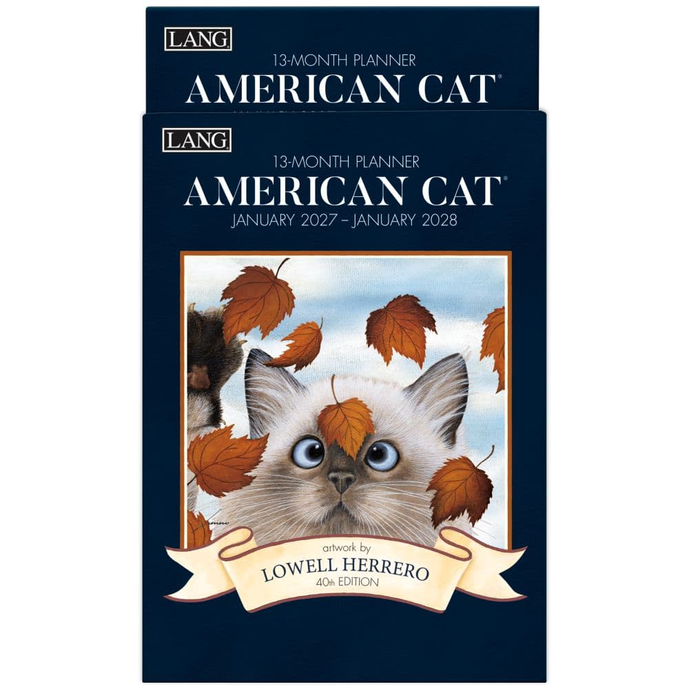 American Cat 2027 Monthly Planner by Lowell Herrero Fourth Alternate Image