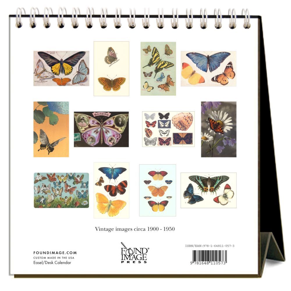 Butterfly 2022 Desk Calendar ID:12402