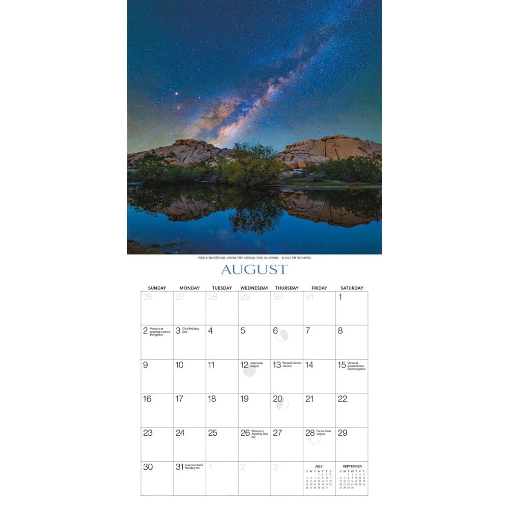 Galaxy of Stars 2026 Mini Wall Calendar Third Alternate Image