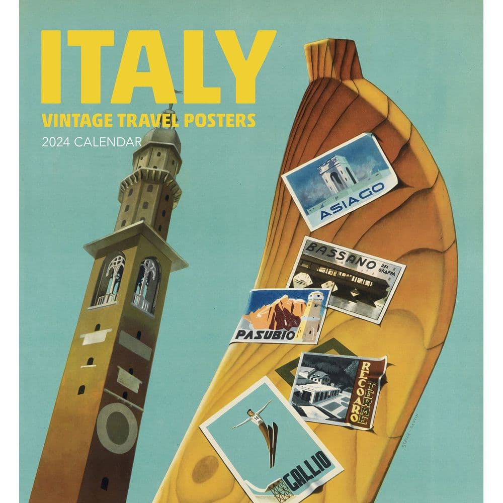 Italy Vintage Travel 2024 Wall Calendar_Main Image