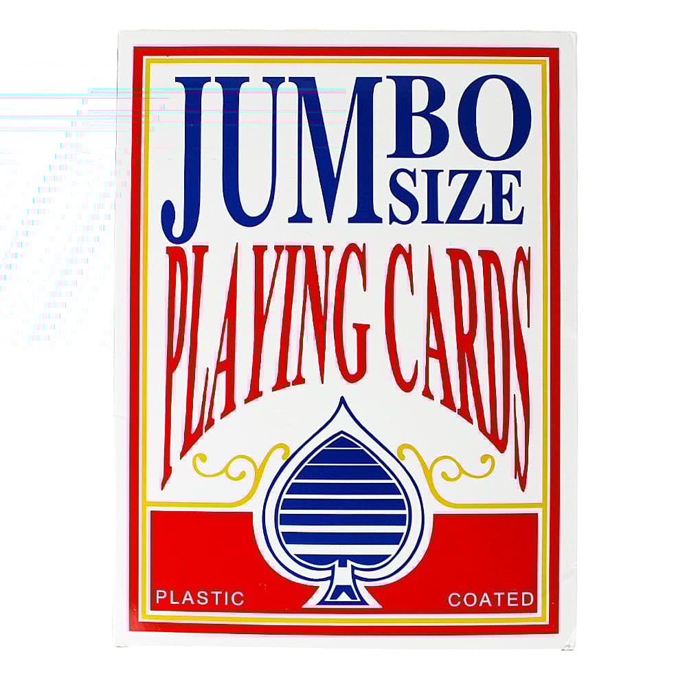 Jumbo Size Playing Cards front of box