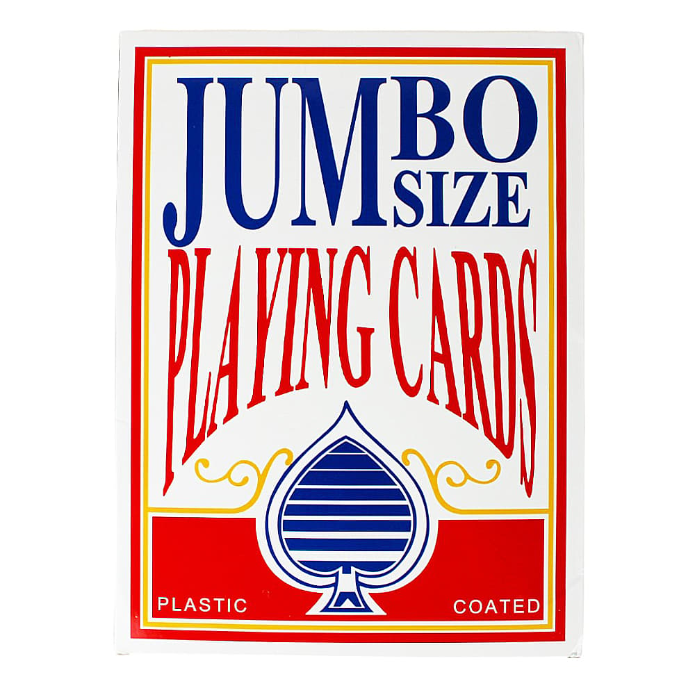 Jumbo Size Playing Cards front of box