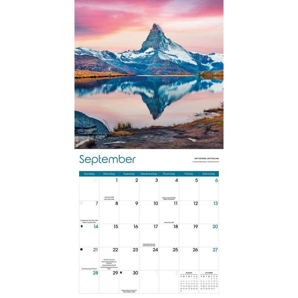 World Wonders 2025 Wall Calendar Third Alternate Image width=&quot;1000&quot; height=&quot;1000&quot;