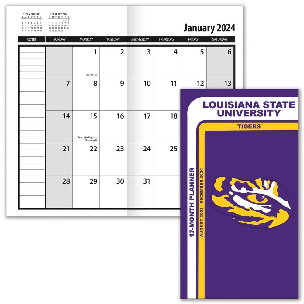 LSU Tigers Pocket 2024 Planner