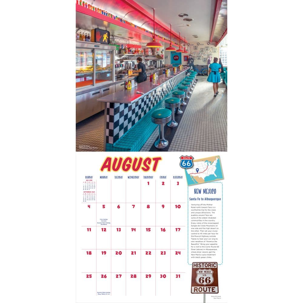 Route 66 2024 Wall Calendar