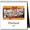 image Nostalgic Portland 2025 Easel Desk Calendar Main Image