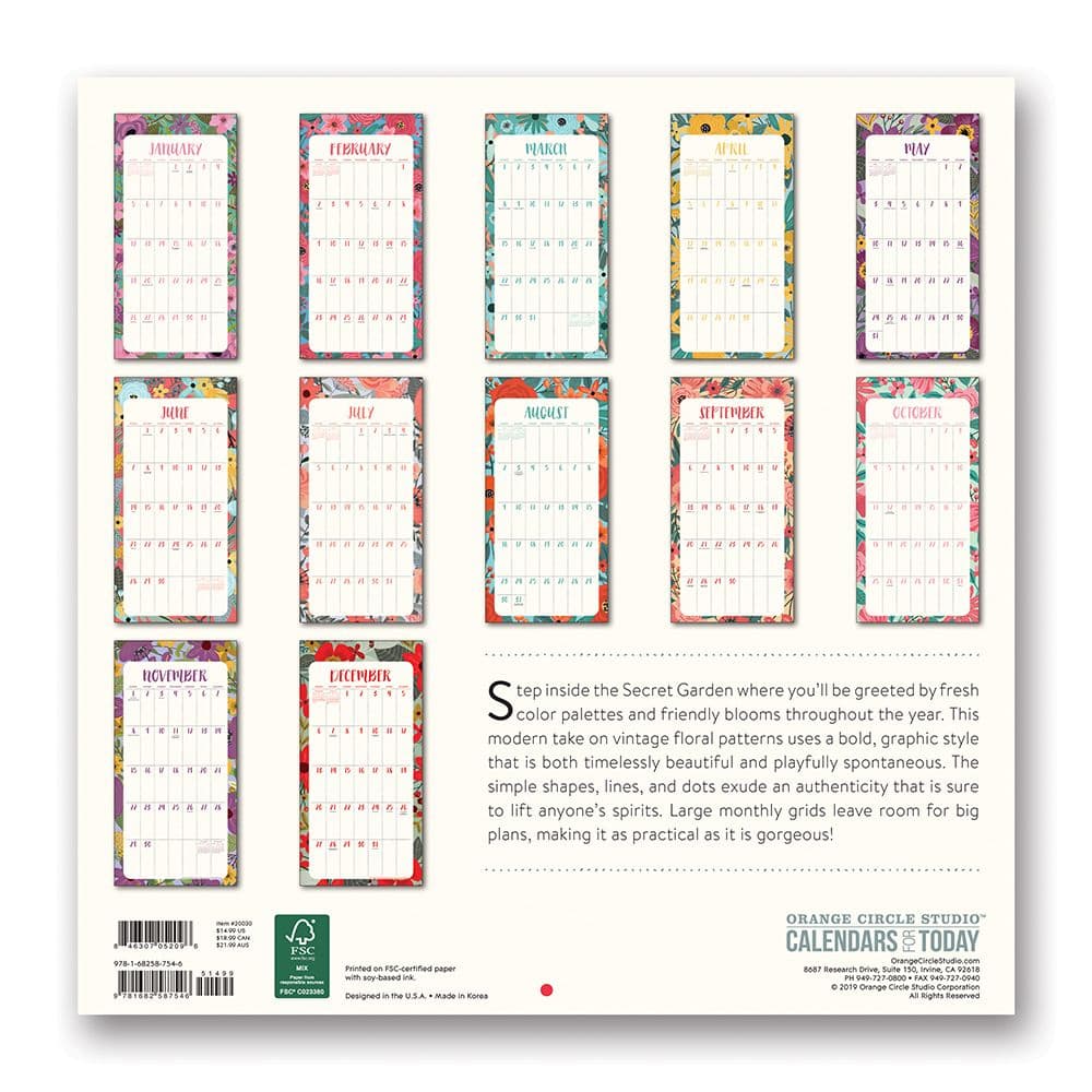 secret-garden-wall-calendar-calendars