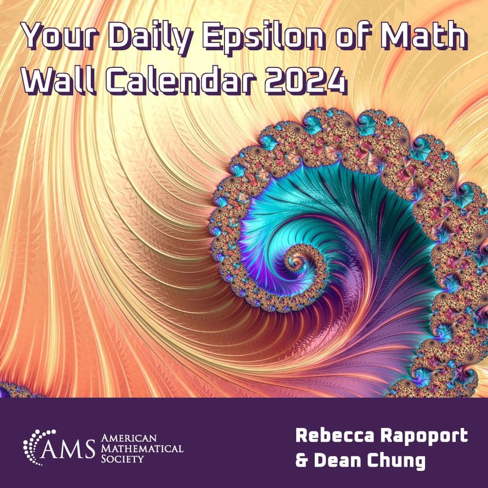 Mathematics 2024 Wall Calendar Main Image