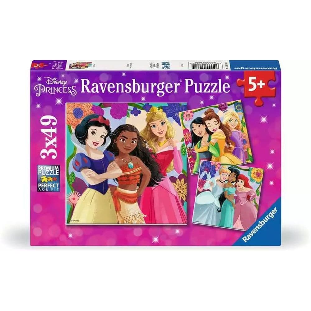 image Disney Princess 3x49 Piece Puzzle Main Product Image