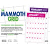 image Mammoth Grid 2025 Wall Calendar First Alternate Image width=&quot;1000&quot; height=&quot;1000&quot;