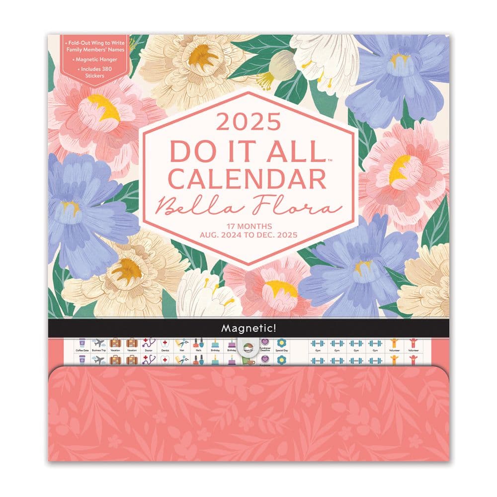 image Bella Flora Do It All 2025 Wall Calendar Main Image