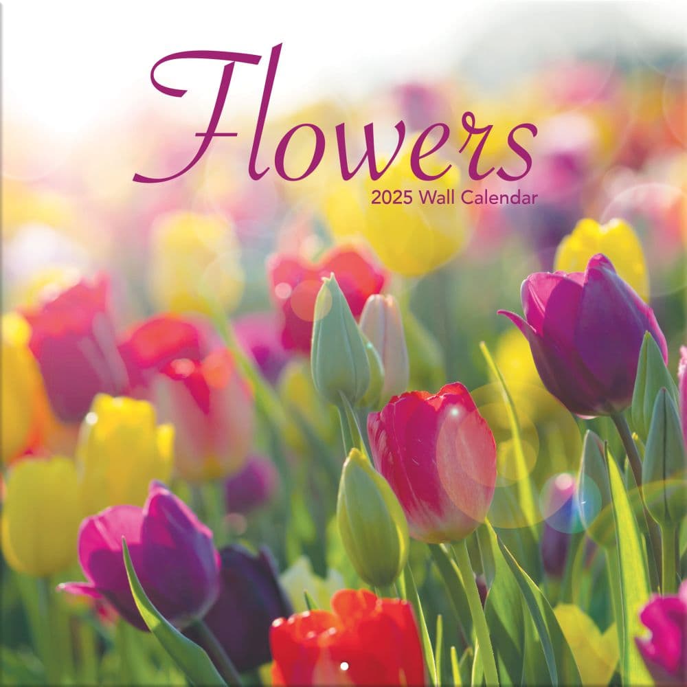 Flowers 2025 Wall Calendar