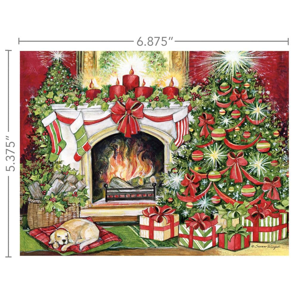 Christmas Warmth Boxed Christmas Cards by Susan Winget Fourth Alternate Image