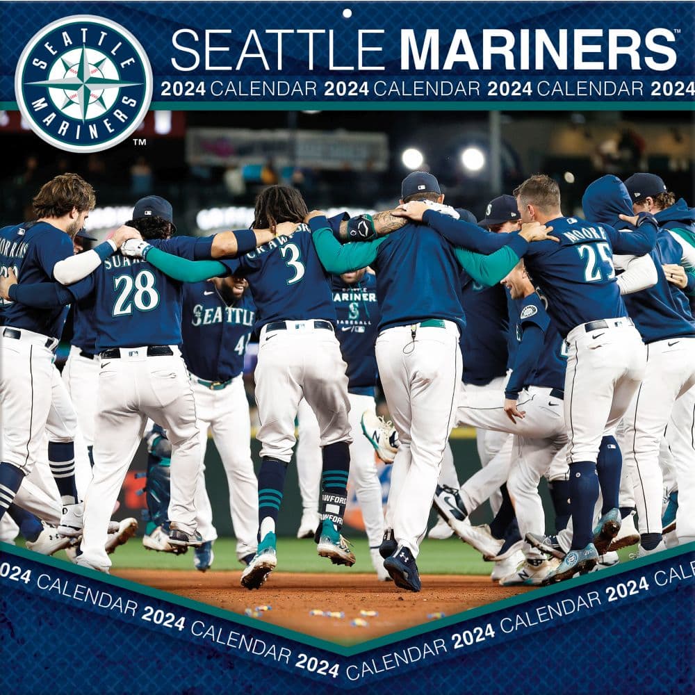 MLB Seattle Mariners 2024 Wall Calendar