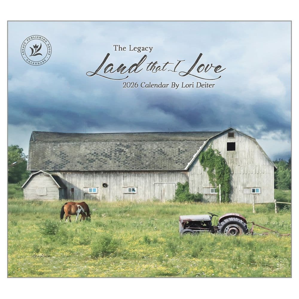 Land That I Love by Lori Deiter 2026 Wall Calendar Main Image