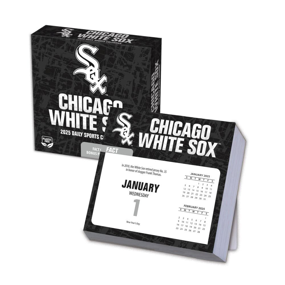 MLB Chicago White Sox 2025 Desk Calendar Main Product Image