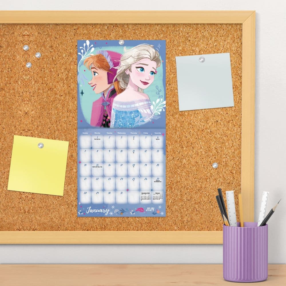 Disney Frozen 2024 Mini Wall Calendar Alternate Image 5