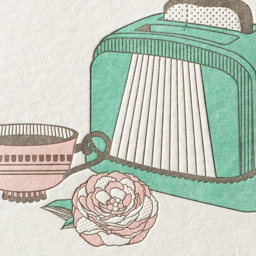 Retro Toast Valentine's Day Card Fourth Alternate Image width="1000" height="1000"