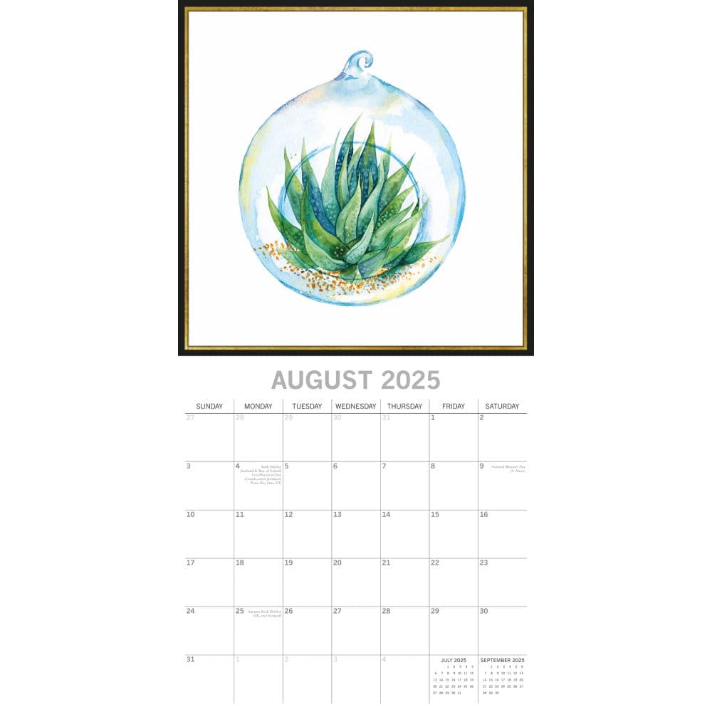 Succulents 2025 Wall Calendar Third Alternate Image width=&quot;1000&quot; height=&quot;1000&quot;