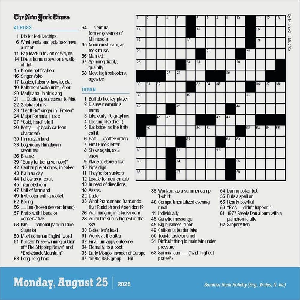 New York Times Daily Crosswords 2025 Desk Calendar First Alternate Image width=&quot;1000&quot; height=&quot;1000&quot;