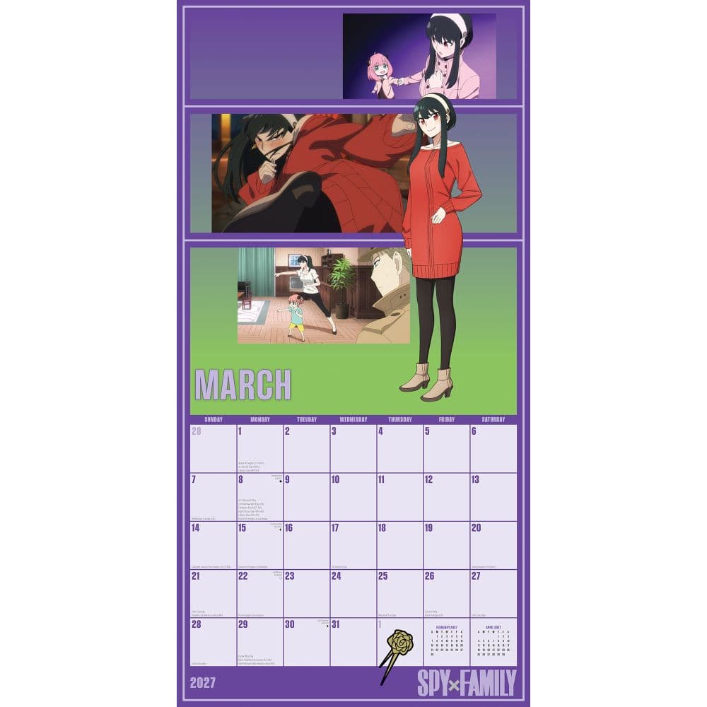 Spy X Family 2027 Wall Calendar 
Second Alternate Image