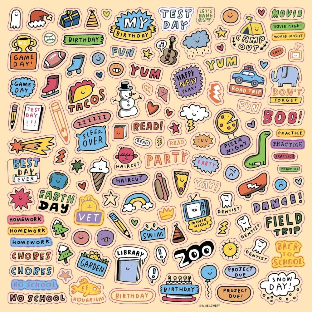 Kids Awesome Activity 2025 Wall Calendar Fifth Alternate Image